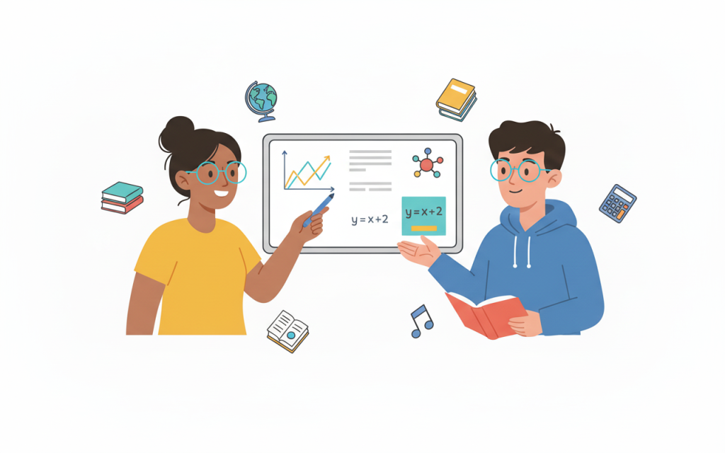 Fun, focused tutoring sessions tailored to student learning style